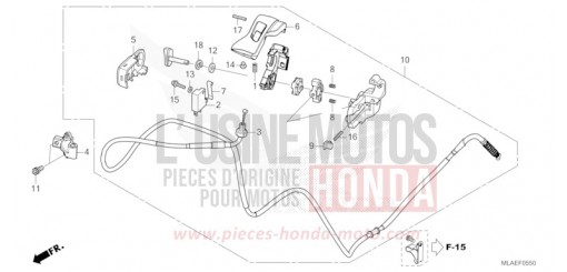 LEVA FRENO DI STAZIONAMENTO CMX1100DR di 2024
